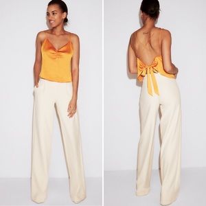 Express Satin Tie Back Cami